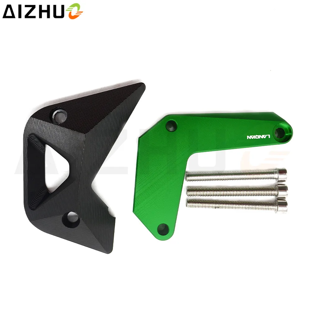 Двигатель мотоцикла сбоку Защитная крышка с ЧПУ Алюминий для Kawasaki z900 2017 Z1000 2010