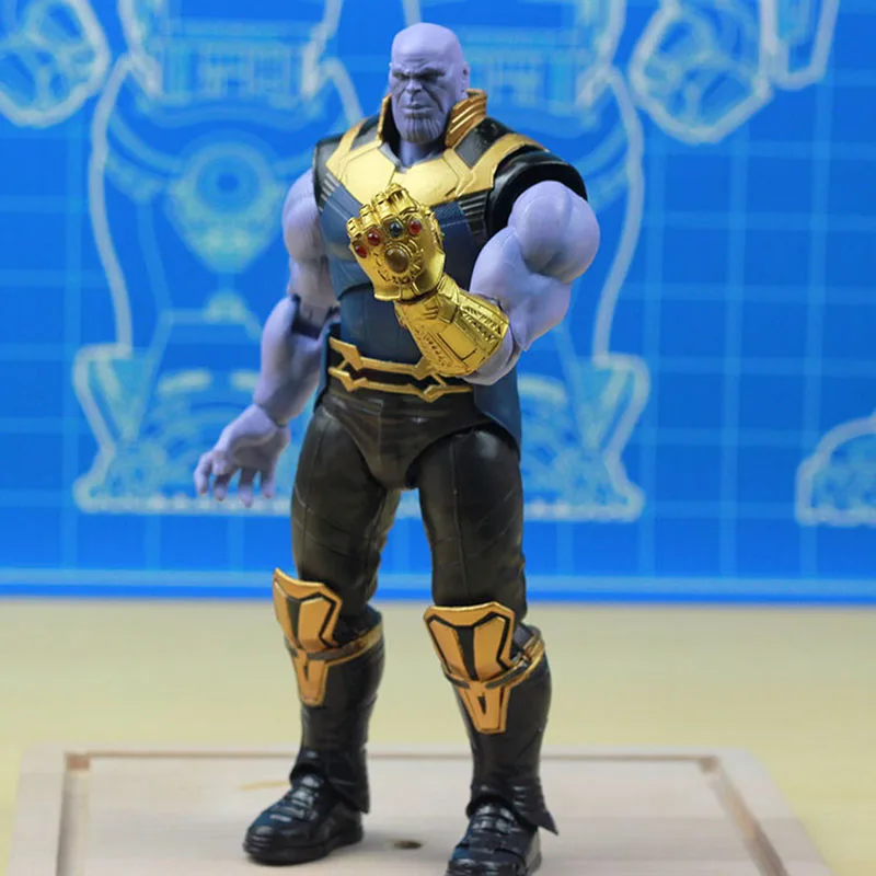 Figuarts Мстители Бесконечная война танос Доктор Стрэндж Железный человек паук звезда нагрузка пантера Капитан Америка фигурка