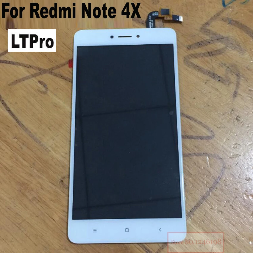 LTPro 100% гарантия новый Note4X ЖК-дисплей сенсорный экран дигитайзер в сборе для Xiaomi
