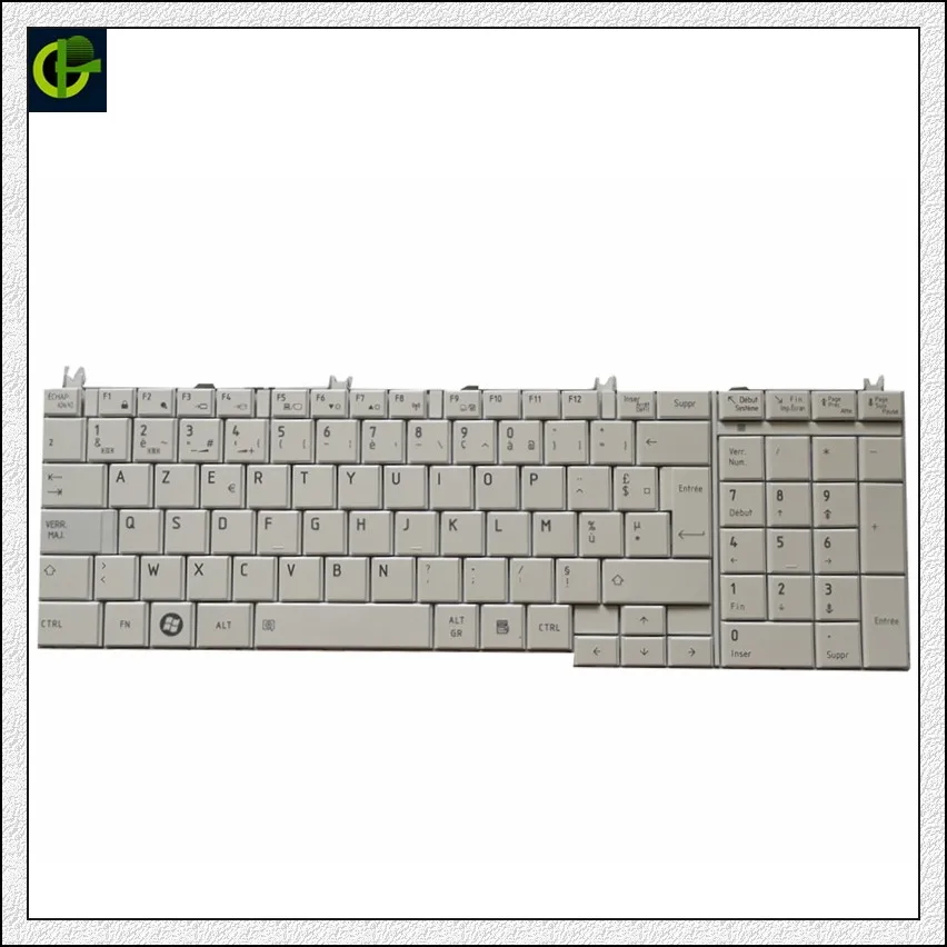 

French Azerty Keyboard for toshiba Satellite C650 C655 C655D C660 C670 L650 L655 L670 L675 L750 L755 l755D laptop FR white