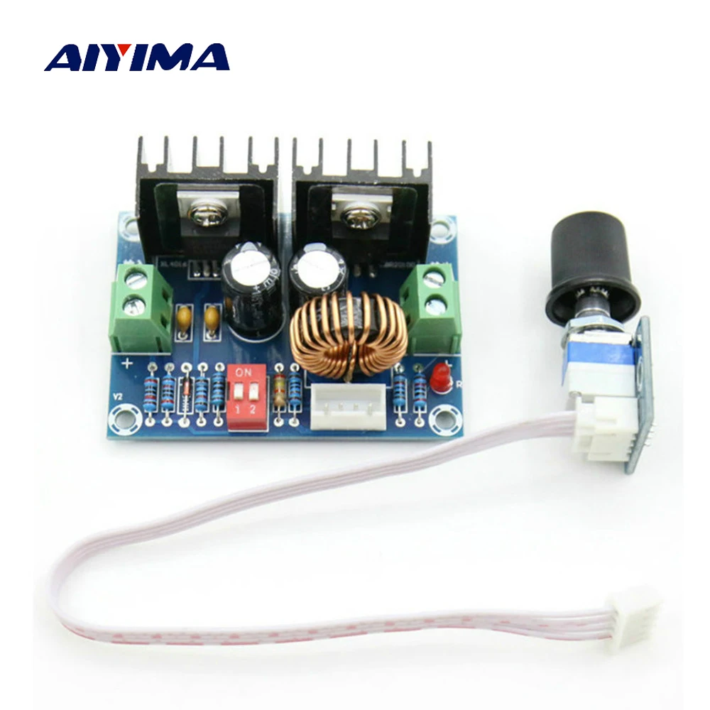 Aiyima voltage модуль регулятора напряжения 200 Вт XL4016 понижающая плата высокой мощности