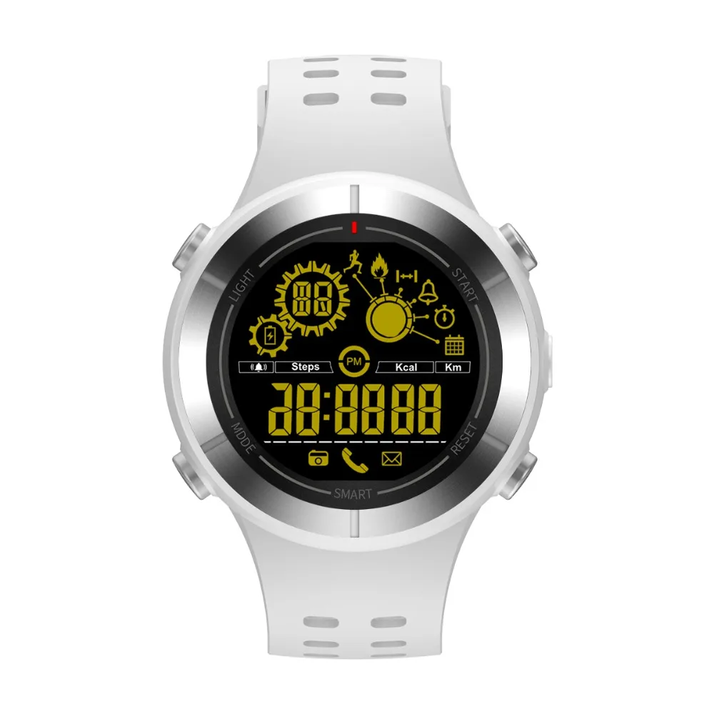 Часы мужские 2018 Модные Bluetooth умные часы для Android IOS водонепроницаемые шагомер