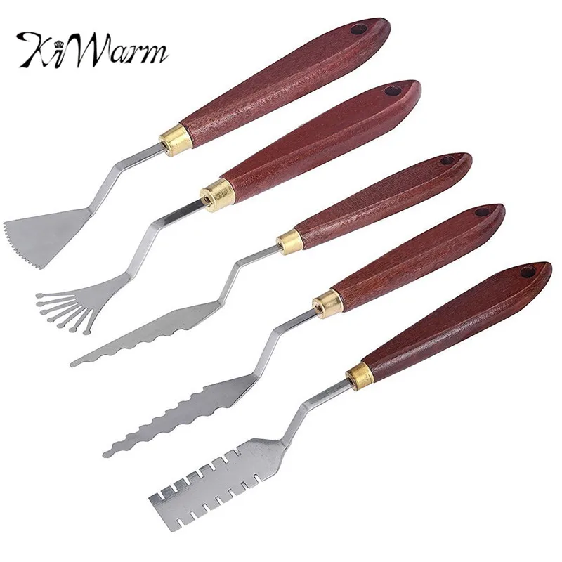 5 шт. набор ножей для масляной живописи нержавеющая сталь|Инструменты