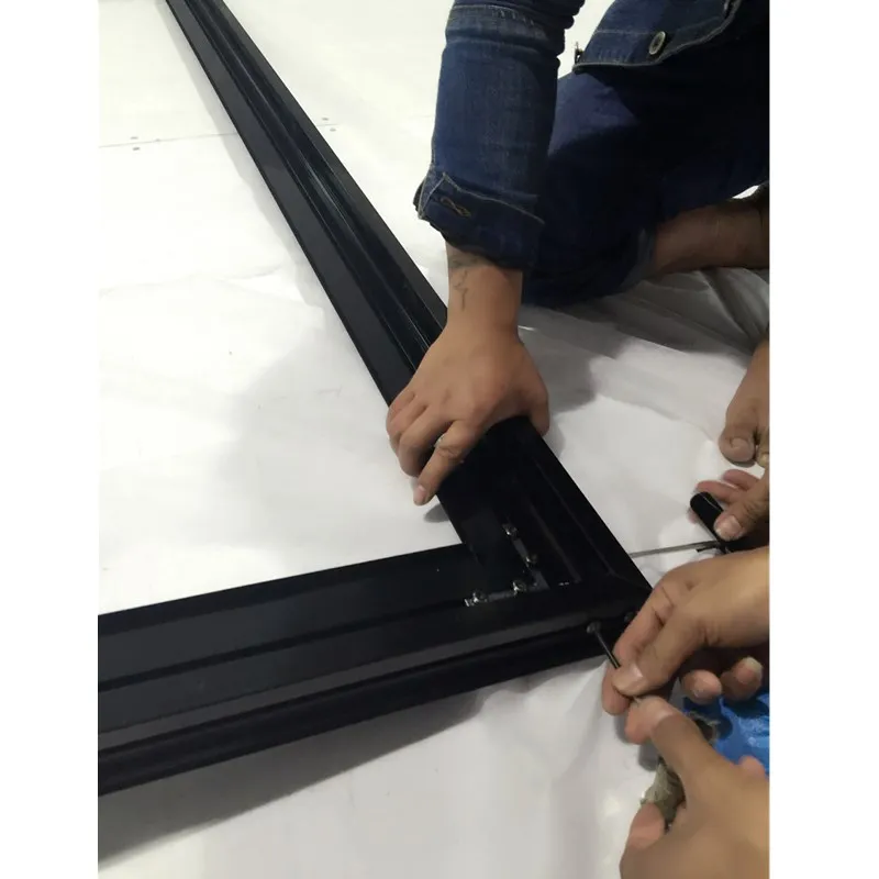 120 дюймов алюминиевый кинотеатр изогнутый фиксированный каркас проектор экран с