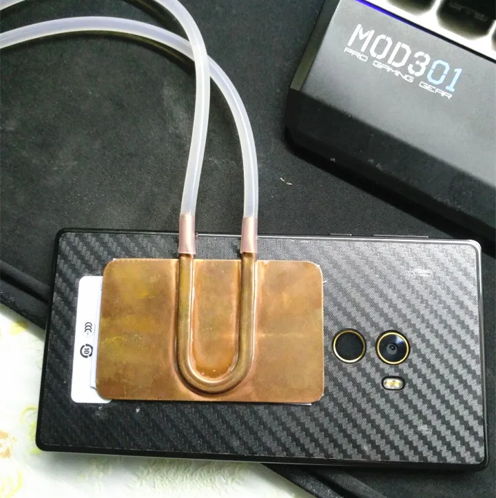 KOOLASON DIY ноутбук мобильный телефон Медь трубки водяного охлаждения теплоотводы радиатор игры рассеивания тепла блок pad