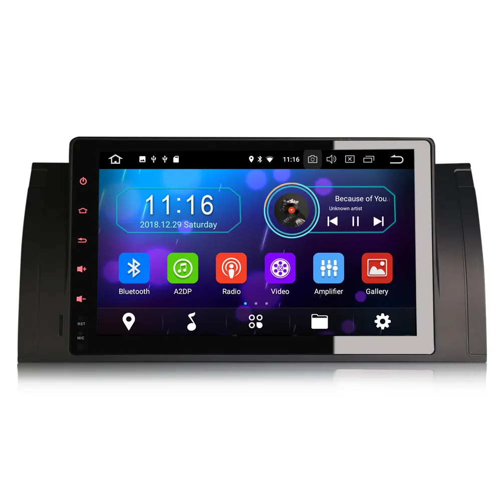 Erisin ES3993B PX30 Android 8 1 автомобильный мультимедийный плеер 9 &quotавтомобиль DVD gps для BMW 5