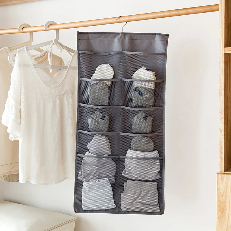 Wardrobe Underwear Socks Storage Bag Hanging Wall Dormitory Fabric | Дом и сад
