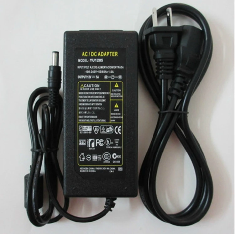 Адаптер питания для ЖК монитора зарядное устройство 12V5a блок 3A светодиодный
