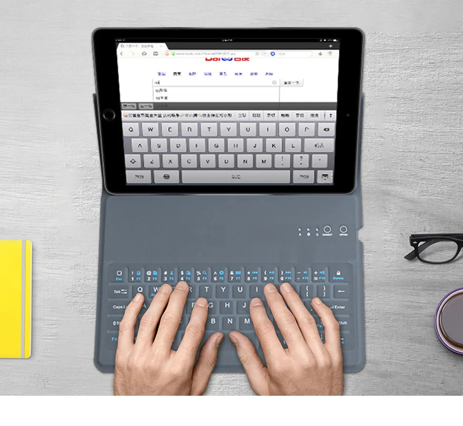 Новый ультра-тонкий умный чехол с клавиатурой Bluetooth для Teclast M20 4G/T10S/TBook 10S 10