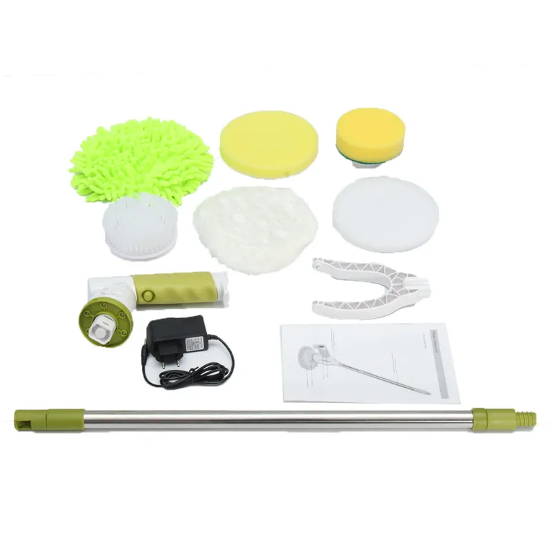 

Automatic Electric Cleaning Brushes Rechargeable Cordless Scrubber with 3 Replaceable Brush Heads for Home Toilet Bathroom Tools