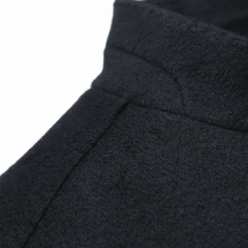 Новинка плюс размер 8XL 7XL 6XL двустороннее шерстяное пальто 2018 зимнее толстое