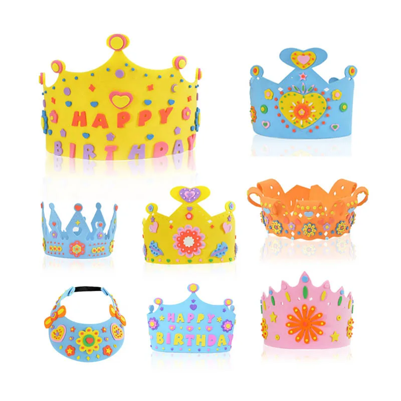 17-5Pcs 5 шт./компл. 3D EVA пены Стикеры игрушки головоломки DIY игрушки ручной работы с рисунками зверей из мультфильмов, образовательные Развивающие игрушки для Для детей Подарки - Цвет: 17-5Pcs