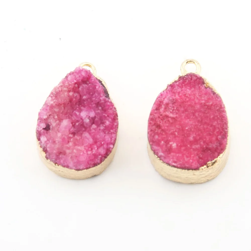 Wholesale 8 Color Water Drop Shape Crystal Natural Stone Pendant DIY for Necklace or Jewelry Making | Украшения и аксессуары