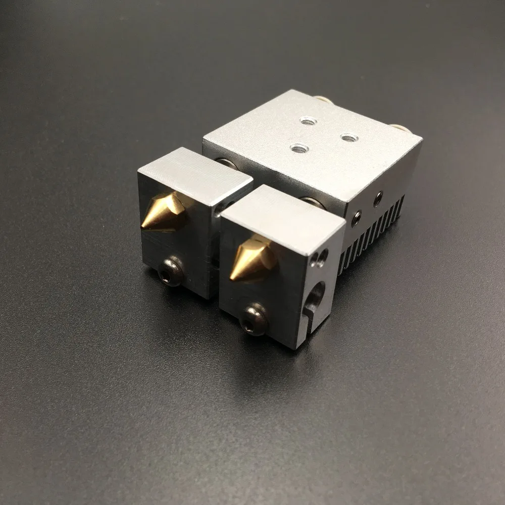 

1Set 2 In 1 Out V6 Chimera+ plus extruder Multi-Extrusion Color j-head HotEnd kit with M3 screw on NTC 3950 Thermistor