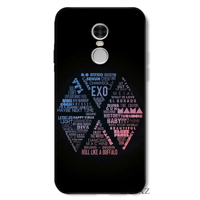 Чехол для мобильного телефона Kpop Exo Lucky One для Xiaomi Redmi Note 4 4A 4X5 5A 6 7 GO S2 6A Pro Plus Prime - Цвет: B1