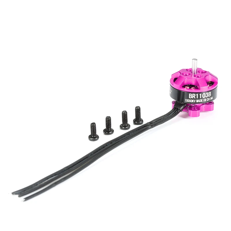 Высокое качество Racerstar Racing Edition 1103 BR1103B 8000KV 10000KV 1-3S бесщеточный мотор розовый для 50