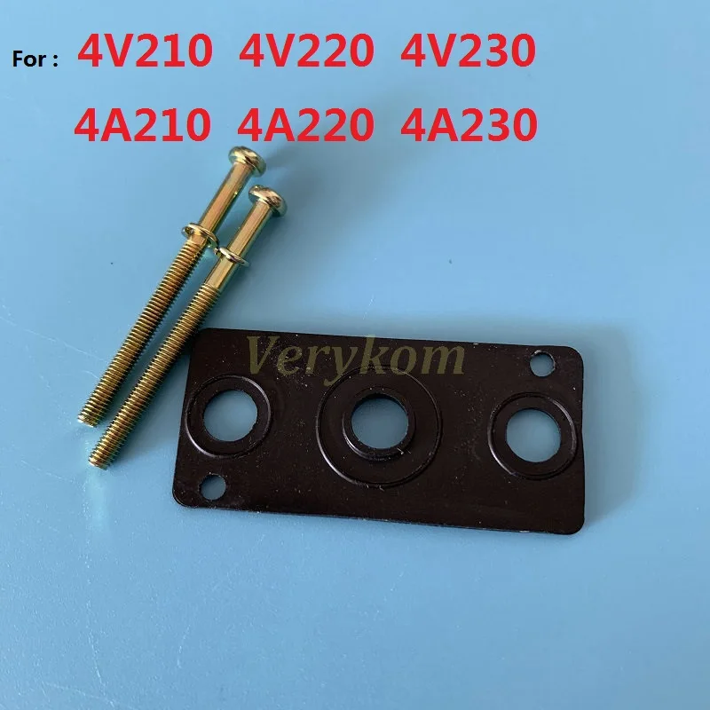 200M gasket 10X пневматический Airtac коллектор основание металлический блок Крышка Заглушка Торцевая крышка уплотнение Прокладка P-100M/200 M/300 M/400M-R2 100MR2 200MR2 - Цвет: 200M gasket