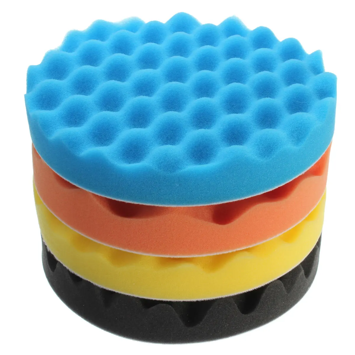 4Pcs/Set 3 - 7 Inch Buffing Polishing Sponge Pad Kiit For Car Auto Polisher individually polished Use |