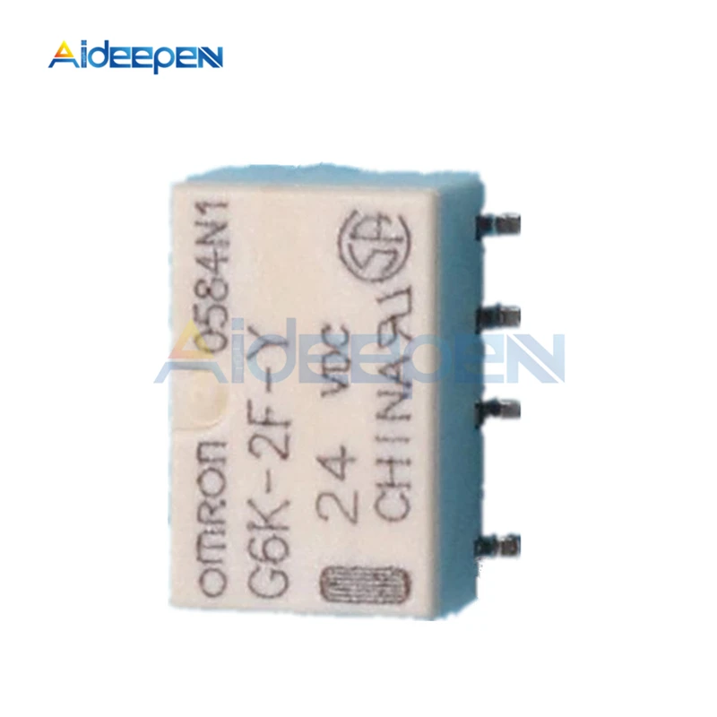 1 шт. DC 3V 5V 12V 24V SMD G6K-2F-Y реле сигнала 8 Pin для реле Omron