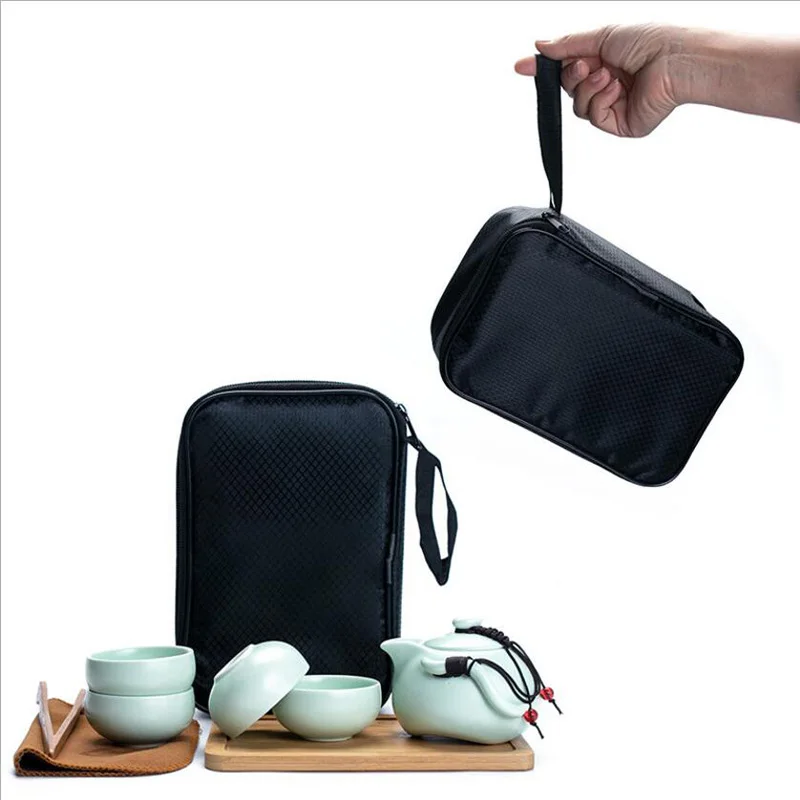 Китайский чайный набор кунг фу на заказ керамический портативный чайник для