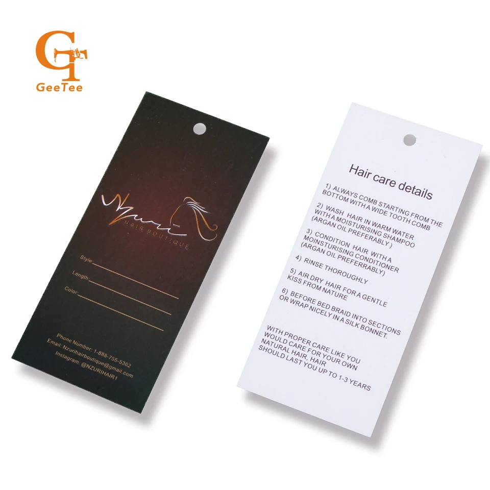 Индивидуальное название необработанные волосы цена бумажная подвесная бирка