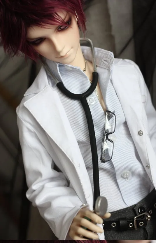 BJD Doll White Doctor Overall Coat for 1/4 MSD 1/3 SD13 SD17 Uncle Clothes Customized CMB5 | Игрушки и хобби