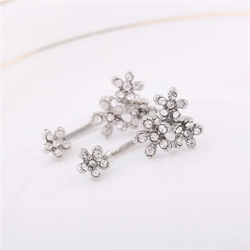 1 пара винтажные позолоченные хрустальные миниатюрные серьги-гвоздики Украшение