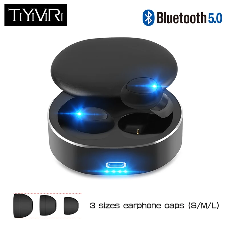 B20 Bluetooth 5,0 TWS беспроводные наушники 3D стерео Bluetooth наушники с сенсорным управлением Hifi бас мини наушники с двойным микрофоном