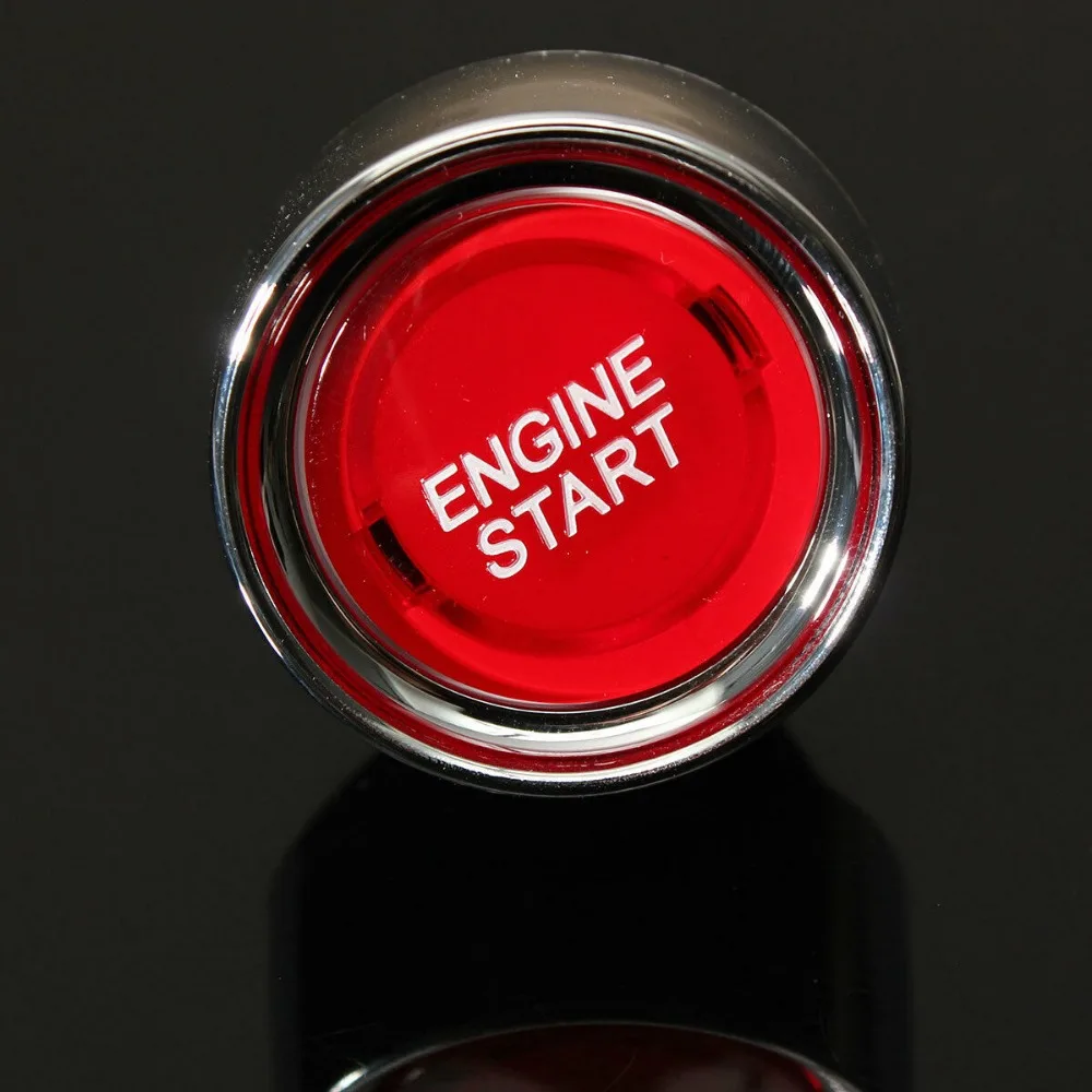 Переключатель зажигания кнопка запуска двигателя светодиодный 3 контактный