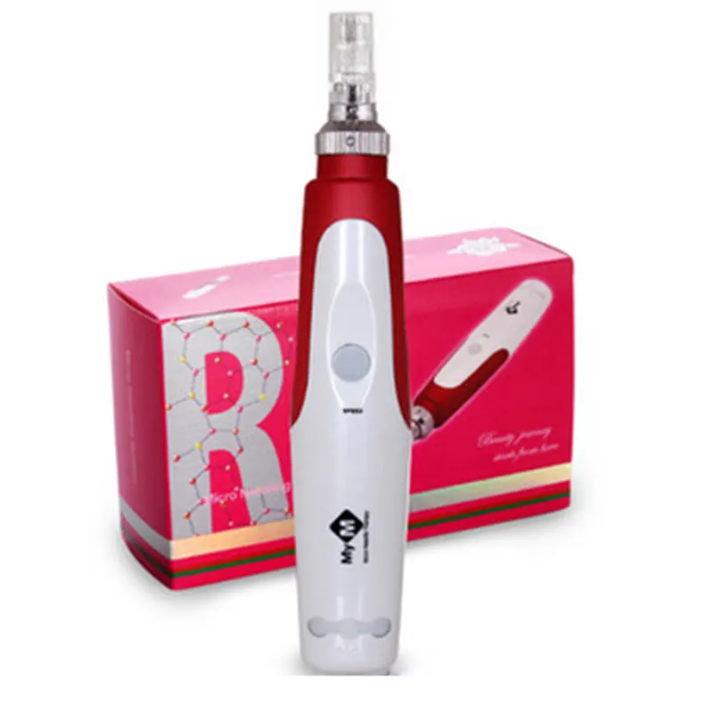 Derma электрическая ручка Автоматическая микро игольчатая роликовая