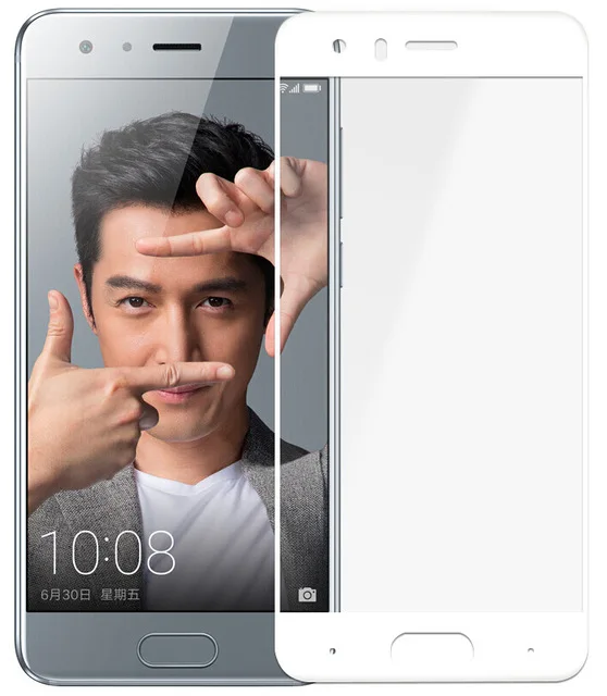 White Honor 9 lite чехол Защитное стекло на honor 9 светильник для huawei honor 9 lite honer Защитная закаленная стеклянная пленка полное покрытие hono9 life - Цвет: White