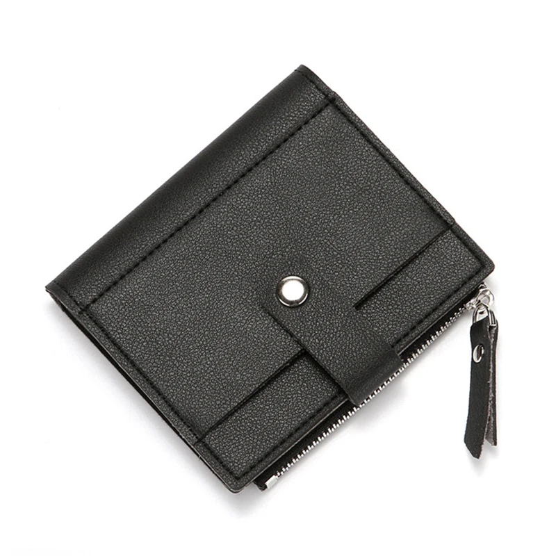Black card package Корейский креативный Дамский кошелек, модный кошелек на молнии с пряжкой, кредитная карта, пакет для мужчин и женщин, Обложка для паспорта, Обложка Для водительских прав - Цвет: Black card package