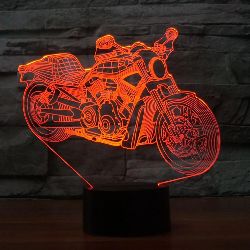 Новые мотоциклетные настольная лампа сенсорный контроллер с ПДУ для