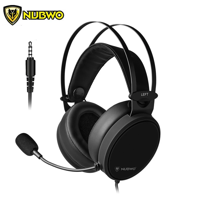Nubwo N7 3 5 мм PC наушников игровая гарнитура Bass для PS4 Новый Xbox One мобильный телефон
