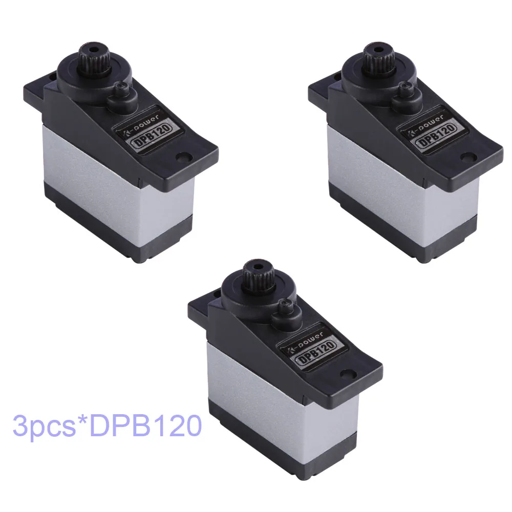 

3PCS K-power DPB120 2KG digital plastic gear Micro rc servo for smart home