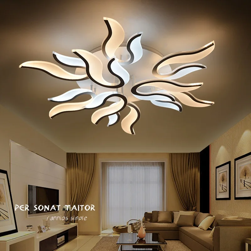 Креативное пламенное оборудование акриловый светодиодный потолочный