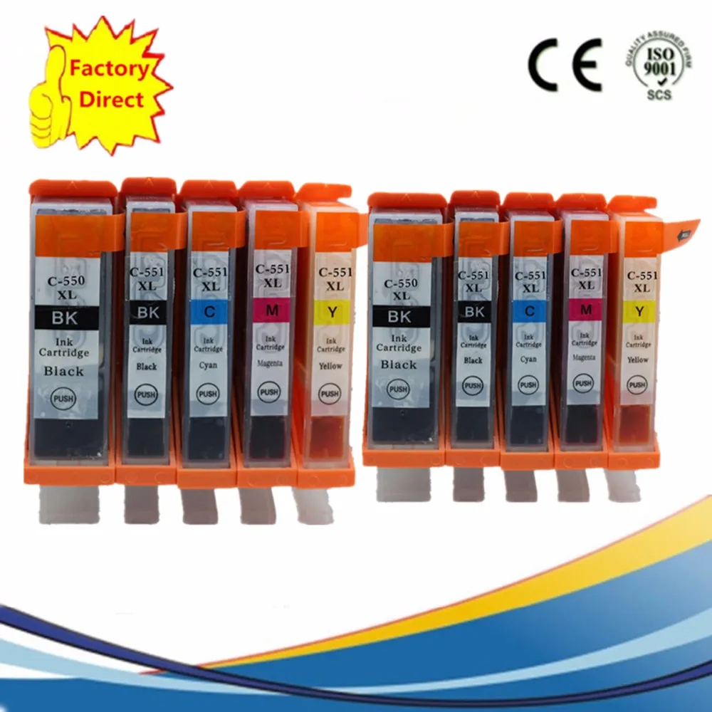 Флэш накопитель PGI550 флэш Pixma MX925 MX725 IX6850 IP8750 накопитель|ink cartridge|replacement cartridgeink cartridge