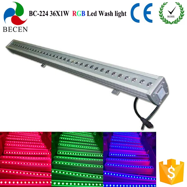 36x1 Вт RGB открытый бар светодиодный прожектор 36 мыть настенный светильник|Эффект