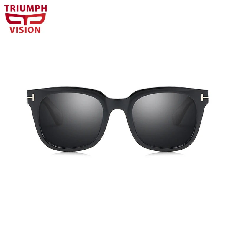 Мужские солнцезащитные очки с поляризационными линзами TRIUMPH VISION TR90 черные