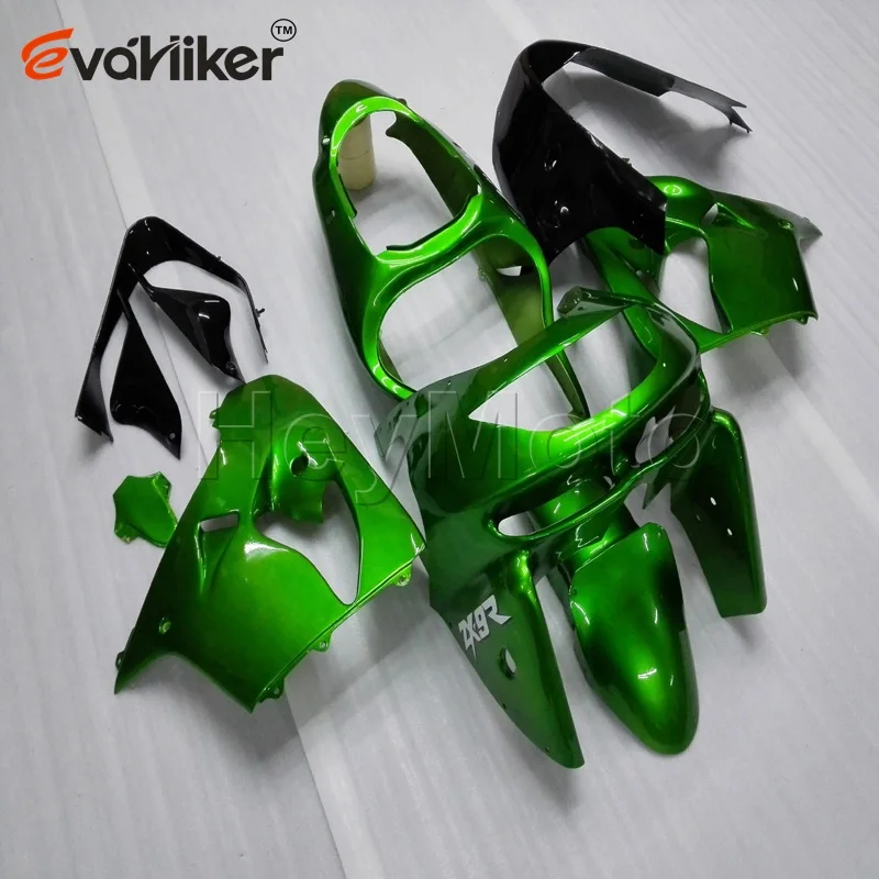 

ABS Plastic fairing for ZX9R 1998 1999 green ZX 9R 98 99 motorcycle panels Body Kit
