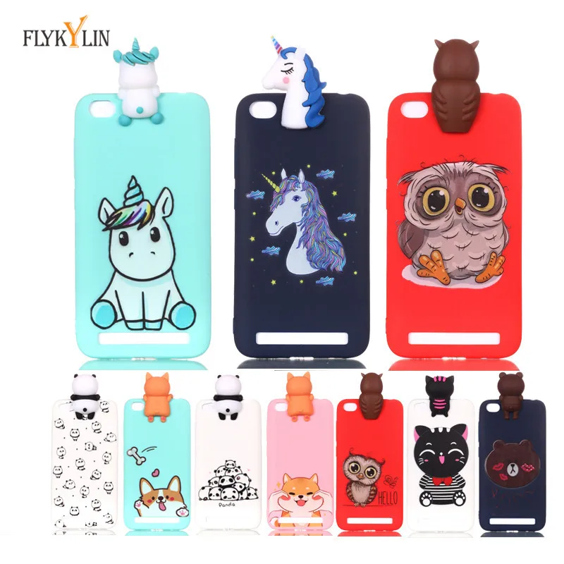 Силиконовый чехол для телефона, чехол для Xiaomi Redmi 5A 5 A, чехол для Fundas Xiaomi Redmi 4A 4 A, 3D мультяшная кукла, игрушки, единорог, чехол s
