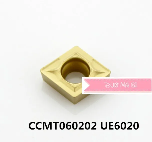 CCMT060202/CCMT060204/CCMT060208 UE6020 оригинальная вставка из карбида CCMT 0602 02/04/08 для держателя