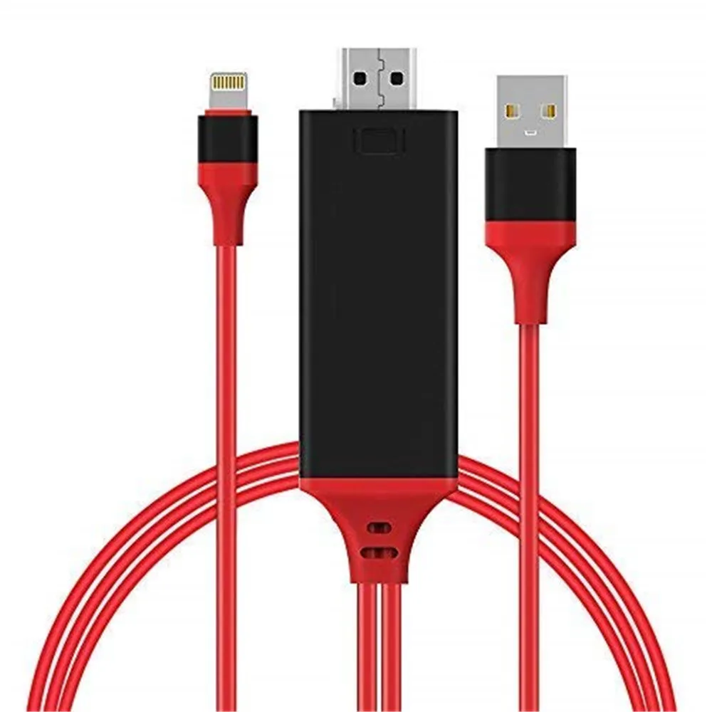 8PIN HDMI кабель для Iphone 6 Plus 7 plus Lightning/HDMI HDTV 1080 P аудио адаптер MHL кабели видеоигр