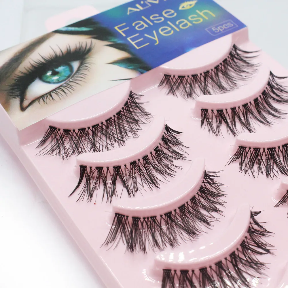5 pair 3d mink eyelashes makeup natural long false lashes fluffy fake volume eye extension G424 | Красота и здоровье