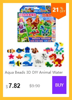 aquabeads Aqua DIY Магия бусы игрушки формы в виде животного рукой решений 3D головоломки Aqua детские развивающие игрушки для детей заклинание QB231 бусинами