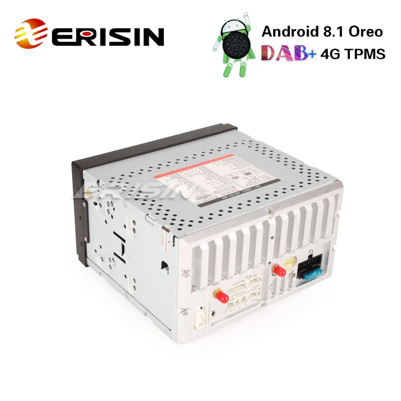 Erisin ES3970U 7 &quotУниверсальный ISO DAB + 4G TPMS DVR Android 8 1 автомобильный радиоприемник gps Sat 4