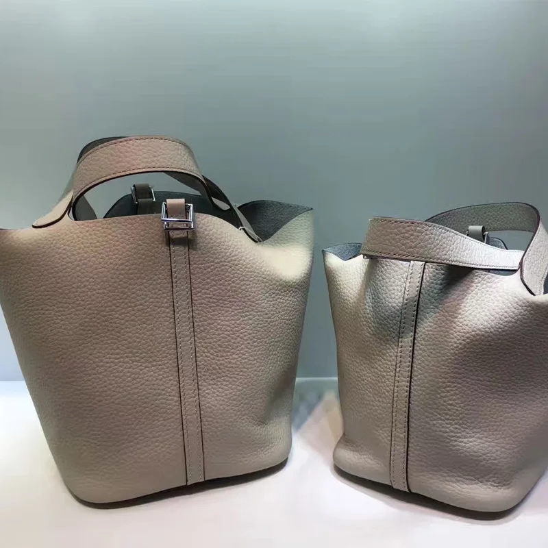 Elephant Grey Сумки San maries Элитный бренд кошельки и Сумки Для женщин сумка кожанные женские плечевая сумка-мешок для женская с замком для девочек сумки - Цвет: Elephant Grey