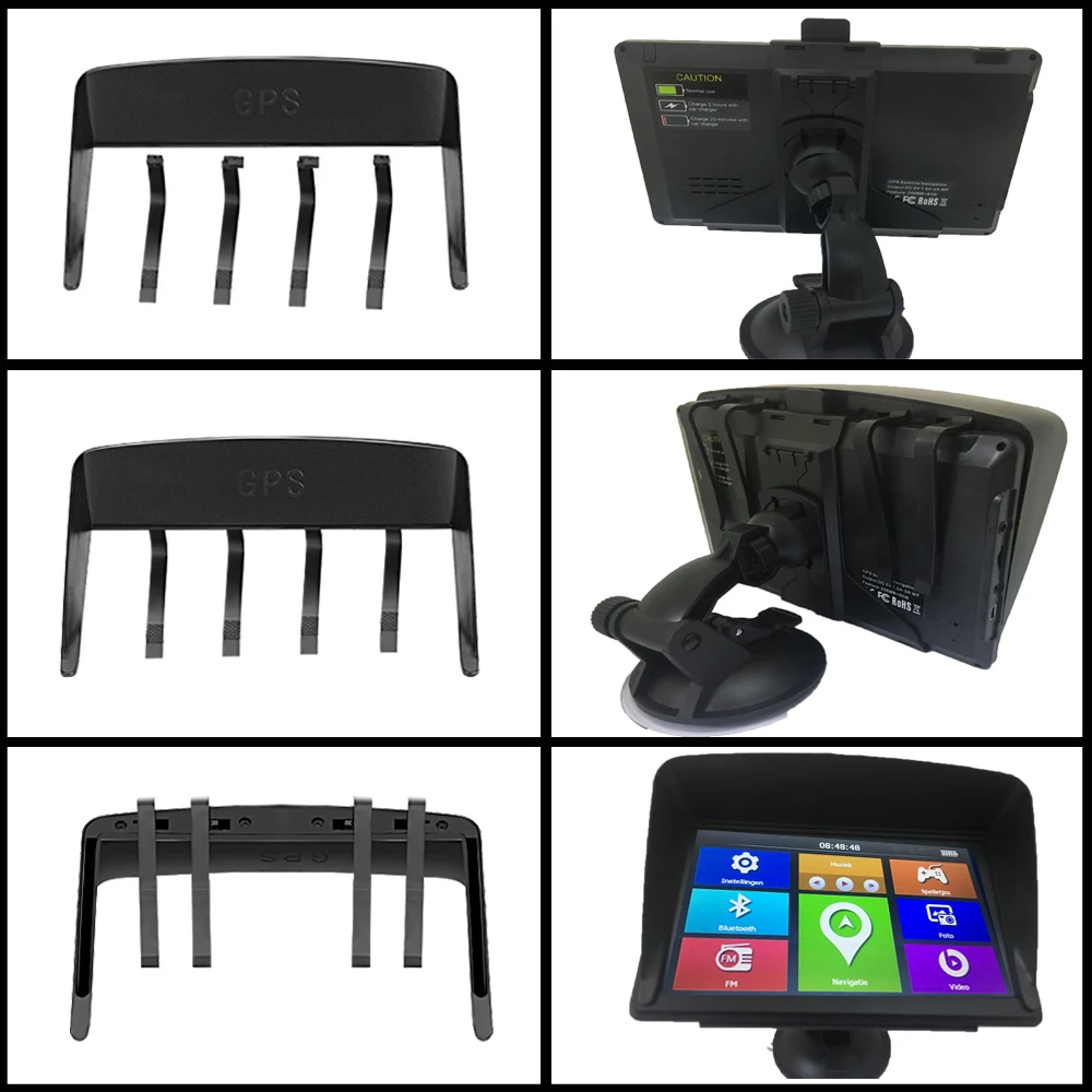 Автомобильный GPS навигатор 7 дюймов HD FM Bluetooth голосовая Автомобильная