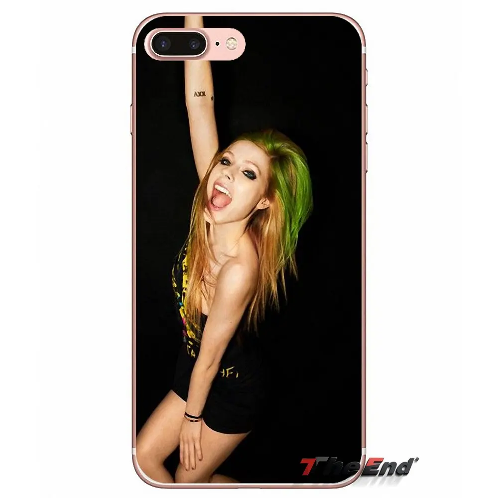 Чехол для Samsung Galaxy S3 S4 S5 MINI S6 S7 edge S8 Plus Note 2 3 4 5 Grand Core Prime Rock Singer Avril Lavigne Music Star |