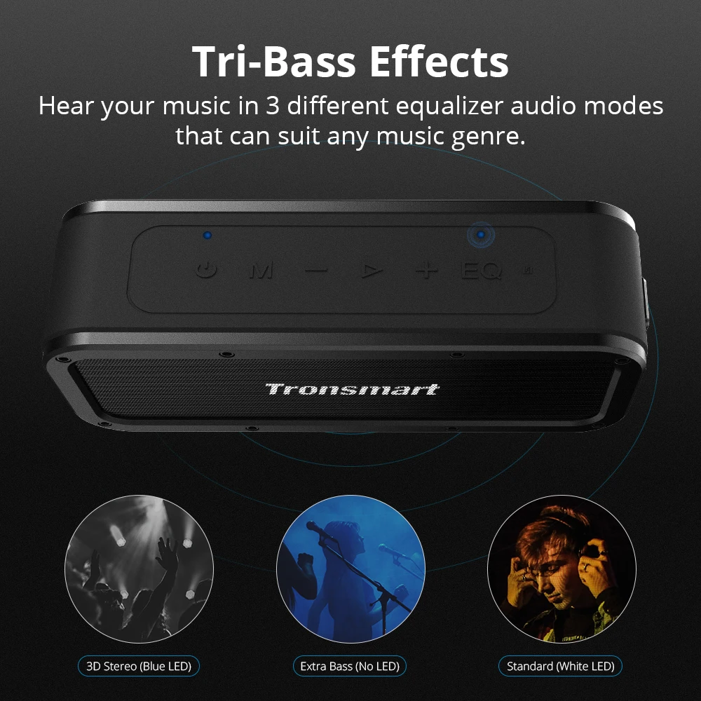 Bluetooth Колонка Tronsmart Force переносная 5 0 водонепроницаемая IPX7 40 Вт колонка s 15H с